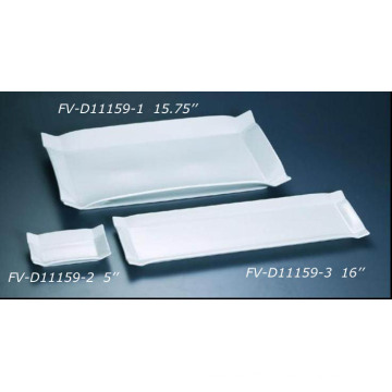 Strengthen Porcelain Retangular Plate (FV-D11159)